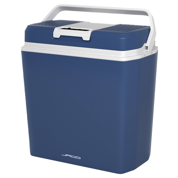LODÓWKA TURYSTYCZNA 20L ELEKTRYCZNA SAMOCHODOWA 12V 230V NIEBIESKA+GRZANIE 