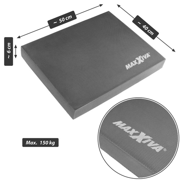 SZARA MATA PLATFORMA PODKŁADKA DO ĆWICZEŃ RÓWNOWAŻNYCH BALANCE PAD