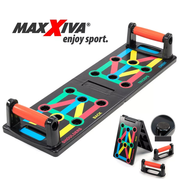 UCHWYTY DO POMPEK DESKA DO ĆWICZEŃ PLATFORMA PUSH UP BOARD WIELOFUNKCYJNA