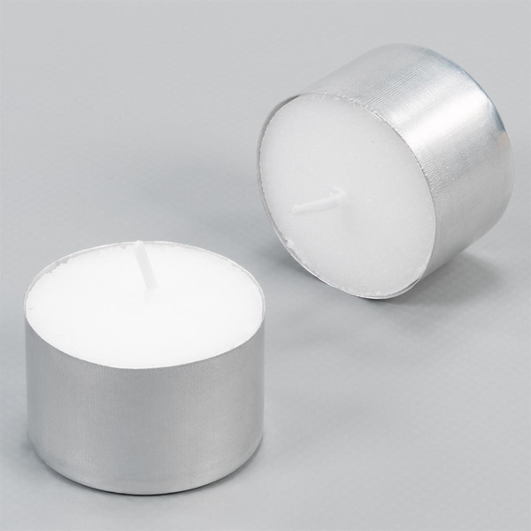 200 ŚWIECZEK TEALIGHT PODGRZEWACZE W ALUMINIUM CZAS PALENIA 8H BEZZAPACHOWE