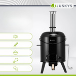 GRILL KOCIOŁEK MYŚLIWSKI EMALIOWANY PIECYK GARNEK  NA GULASZ 17L + 8L 