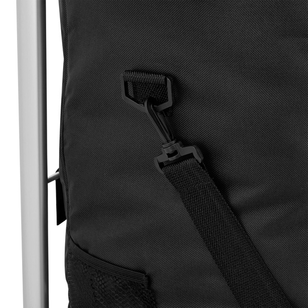 WÓZEK 3w1 NA ZAKUPY ZAKUPOWY 56 L TORBA NA KÓŁKACH SKŁADANY LEKKI CZARNY