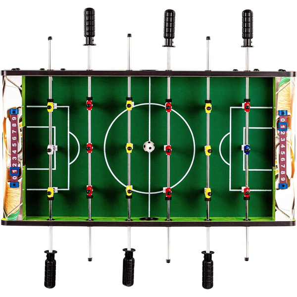 KOLOROWA MINI GRA PIŁKARZYKI 70x37x25 CM STÓŁ PIŁKARSKI