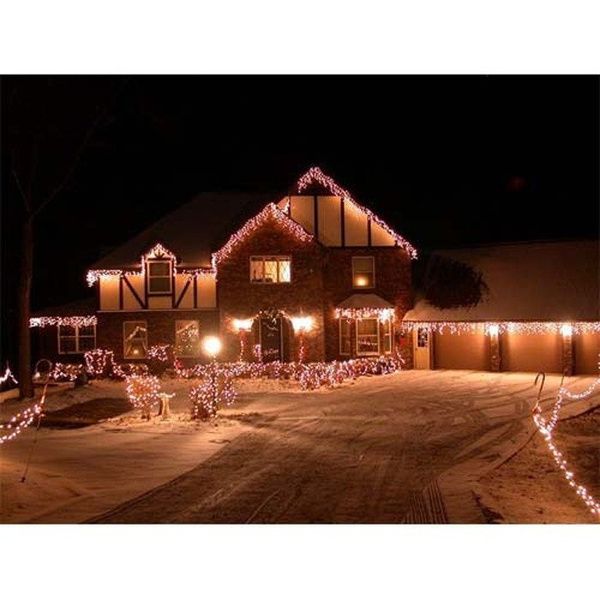 LAMPKI ŚWIĄTECZNE SOPLE 40 DIOD OZDOBA ŚWIĄTECZNA + PILOT