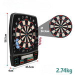 DART TABLICA ELEKTRONICZNA TARCZA DO DARTA GRY W RZUTKI 12x LOTKI BULL V1