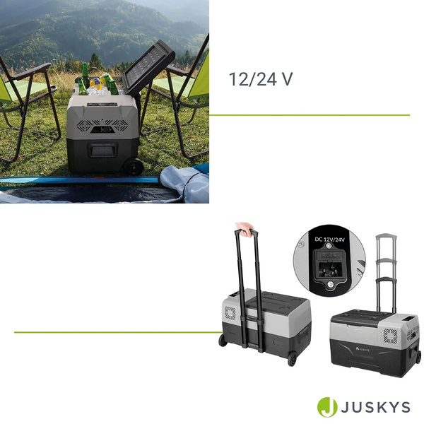 KOMPRESOROWA LODÓWKA TURYSTYCZNA 30L ELEKTRYCZNA SAMOCHODOWA 12V/24V 230V