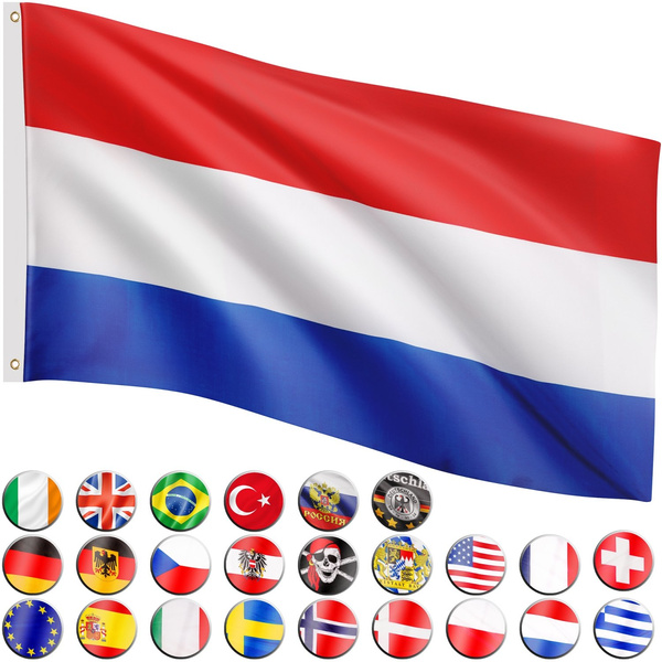 FLAGA HOLANDII HOLENDERSKA 120x80 CM NA MASZT HOLANDIA