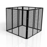 METALOWY KOMPOSTOWNIK OGRODOWY 800L STAL OCYNKOWANA SZYBKI MONTAŻ CZARNY