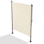 MARKIZA PIONOWA 150x310 CM ROZPOROWA BALKONOWA TARASOWA ROLETA BEŻOWA