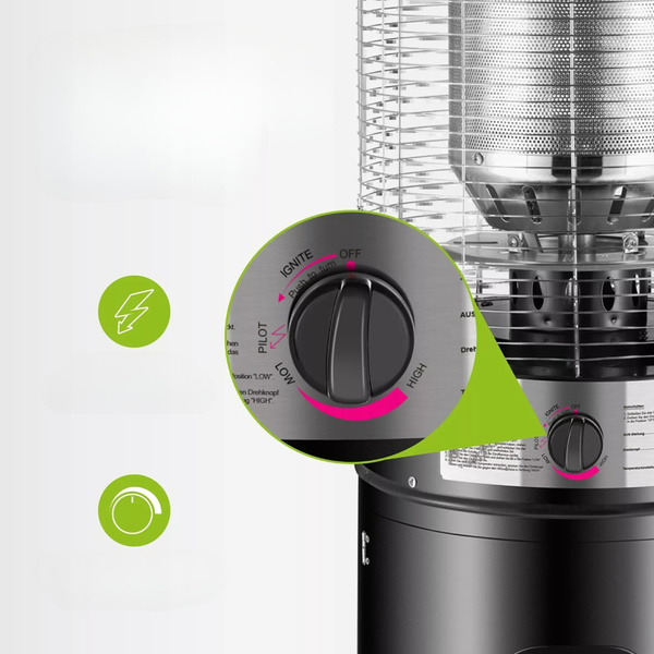 PARASOL GRZEWCZY PROMIENNIK GAZOWY TARASOWY OGRZEWACZ KOLUMNOWY 11kW