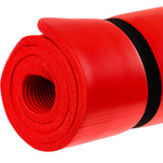 CZERWONA MATA PIANKOWA 183x60x1,0cm DO ĆWICZEŃ / GIMNASTYKI / FITNESS JOGI