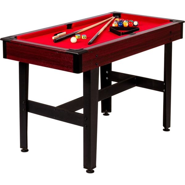 BRĄZOWY STÓŁ BILARDOWY 4 FT POOL BILARD +AKCESORIA