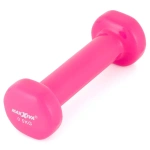 ZESTAW HANTLE WINYLOWE 2x 0,5 KG MAXXIVA RÓŻOWE CIĘŻARKI FITNESS HANTELKI