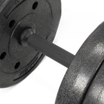 ZESTAW HANTLI MAXXIVA 2 X 15 KG CIĘŻARKI HANTLE 30 KG ZAMKNIĘCIA GWIAZDKOWE
