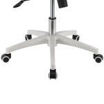 ERGONOMICZNY FOTEL BIUROWY GAMINGOWY OBROTOWY ODDYCHAJĄCY SZARY BIAŁY