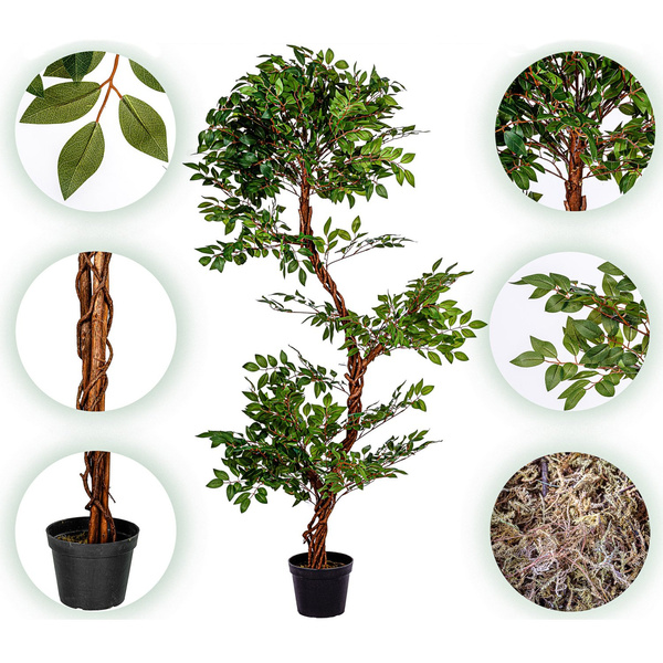 SZTUCZNE DRZEWO JAPOŃSKA SOPHORA 160 CM OZDOBNE DRZEWKO PEREŁKOWIEC
