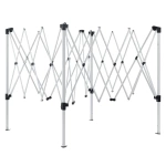 CZERWONY PAWILON OGRODOWY 3X3 NAMIOT IMPREZOWY HANDLOWY EKSPRESOWY STELAŻ