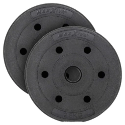 2x OBCIĄŻENIA BITUMICZNE HANTLE OBCIĄŻNIKI TALERZE 2x 2,5KG 31MM DO HANTLI