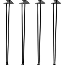 4x METALOWE NOGI STOŁU HAIRPIN LEGS 71 CM 2 PRĘTY