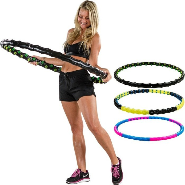 KOŁO HULA HOP 1,5 KG 110CM Z MASAŻEM MAGNETYCZNE ODCHUDZAJĄCE