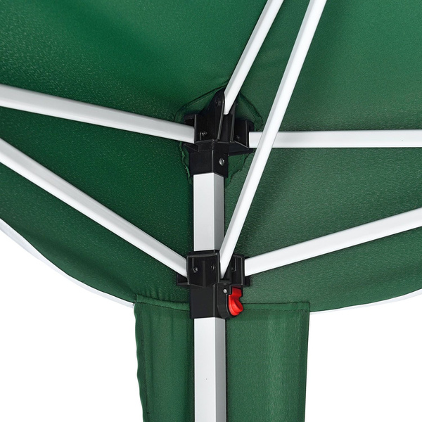 ZIELONY PAWILON OGRODOWY 3X3 m NAMIOT IMPREZOWY HANDLOWY EKSPRESOWY STELAŻ