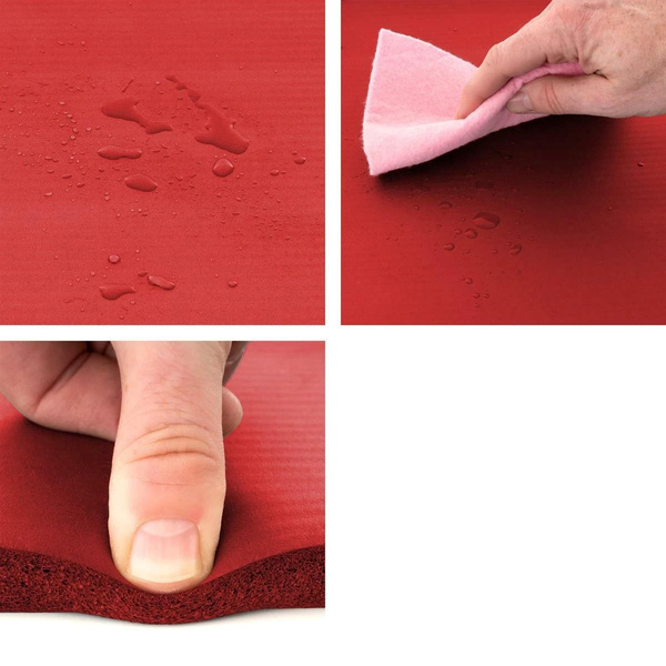 MAXXIVA CZERWONA MATA PIANKOWA 190x60x1,5cm DO ĆWICZEŃ / JOGI / FITNESS