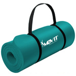TURKUSOWA MATA PIANKOWA 190x60x1,5cm DO ĆWICZEŃ / GIMNASTYKI / FITNESS