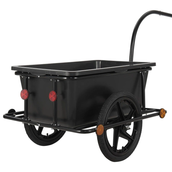 PRZYCZEPKA TRANSPORTOWA BAGAŻOWA ROWEROWA 90L DO ROWERU + PLANDEKA