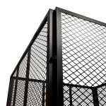 METALOWY KOMPOSTOWNIK OGRODOWY 800L STAL OCYNKOWANA SZYBKI MONTAŻ CZARNY