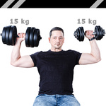 OBCIĄŻENIA 4X1,25KG OBCIĄŻNIKI TALERZE KRĄŻKI