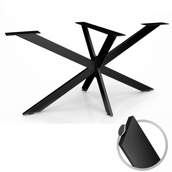 METALOWE NOGI 120 CM DO STOŁU NOGA STELAŻ RAMA PODSTAWA STÓŁ SPIDER