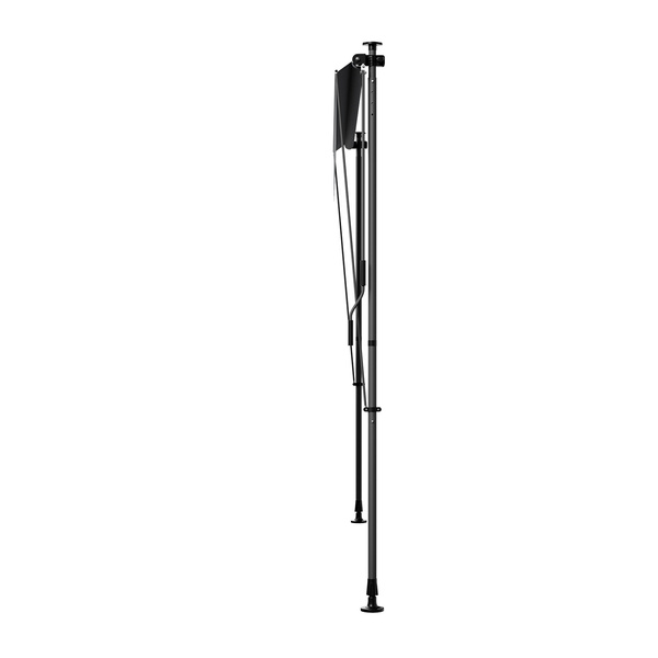 MARKIZA 250x120 CM ROZPOROWA BALKONOWA TELESKOPOWA TARASOWA ROLETA ANTRACYT