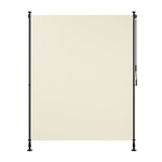 MARKIZA PIONOWA 150x310 CM ROZPOROWA BALKONOWA TARASOWA ROLETA BEŻOWA