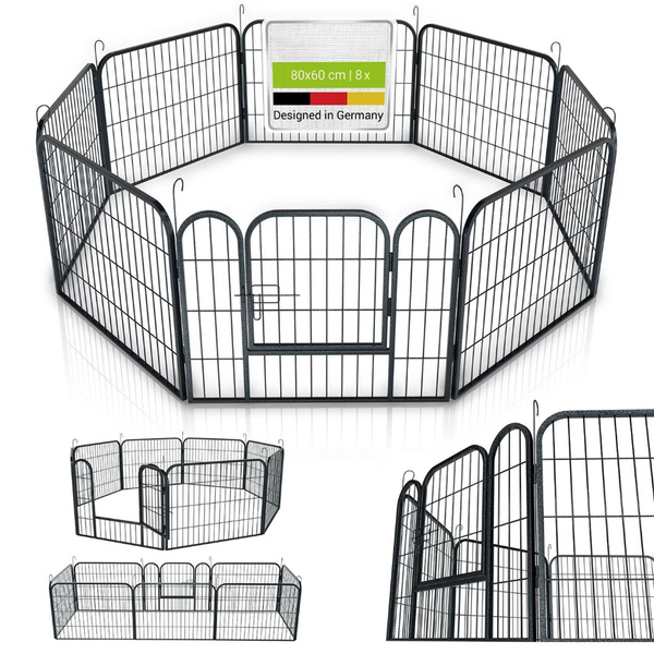 KOJEC DLA PSA KOTA KRÓLIKA ZWIERZĄT METALOWY WYBIEG KLATKA ZAGRODA SKŁADANA