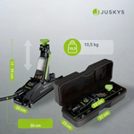 PODNOŚNIK SAMOCHODOWY 2,5T ŻABA LEWAREK HYDRAULICZNY AKCESORIAMI