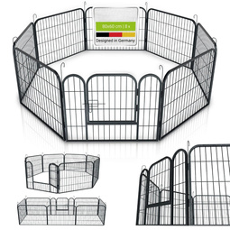 KOJEC DLA PSA KOTA KRÓLIKA ZWIERZĄT METALOWY WYBIEG KLATKA ZAGRODA SKŁADANA
