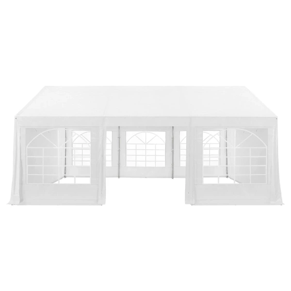 NAMIOT OGRODOWY 3X6M PAWILON IMPREZOWY HANDLOWY DRZWI BIAŁY UV WODOODPORNY