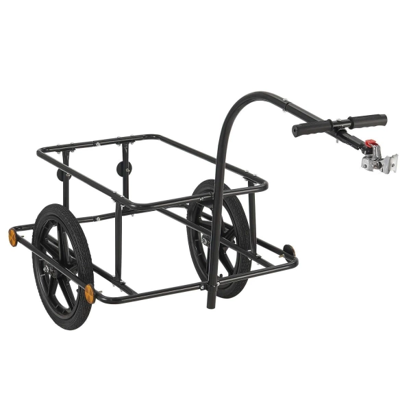 PRZYCZEPKA TRANSPORTOWA BAGAŻOWA ROWEROWA 90L DO ROWERU + PLANDEKA