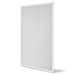 MOSKITIERA OKIENNA 100x120 CM DO OKNA ALUMINIOWA RAMA SIATKA NA OWADY BIAŁA