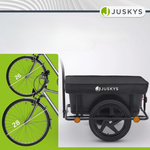 PRZYCZEPKA TRANSPORTOWA BAGAŻOWA ROWEROWA 90L DO ROWERU + PLANDEKA