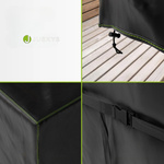 POKROWIEC 160X100X75 NA MEBLE OGRODOWE STÓŁ KRZESŁA WODOODPORNY PLANDEKA UV