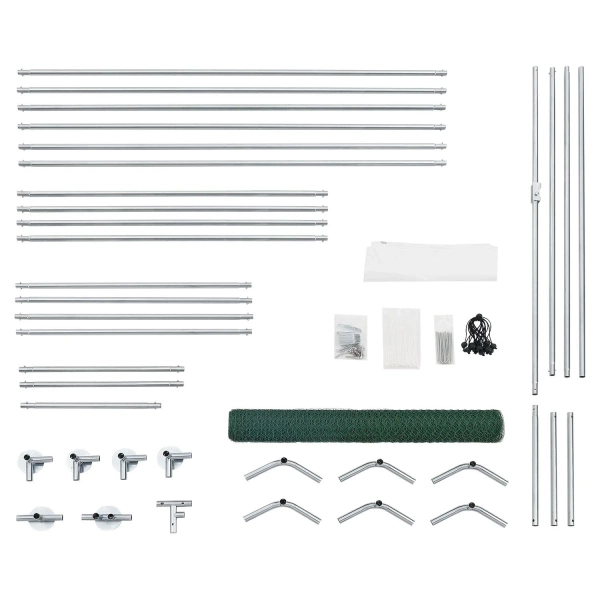 WOLIERA KURNIK KOJEC WYBIEG KLATKA DLA KURCZĄT KRÓLIKÓW 2x2m