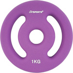 NEOPRENOWE OBCIĄŻENIA 2 X 1KG TALERZE ŻELIWNE KRĄŻKI 2KG
