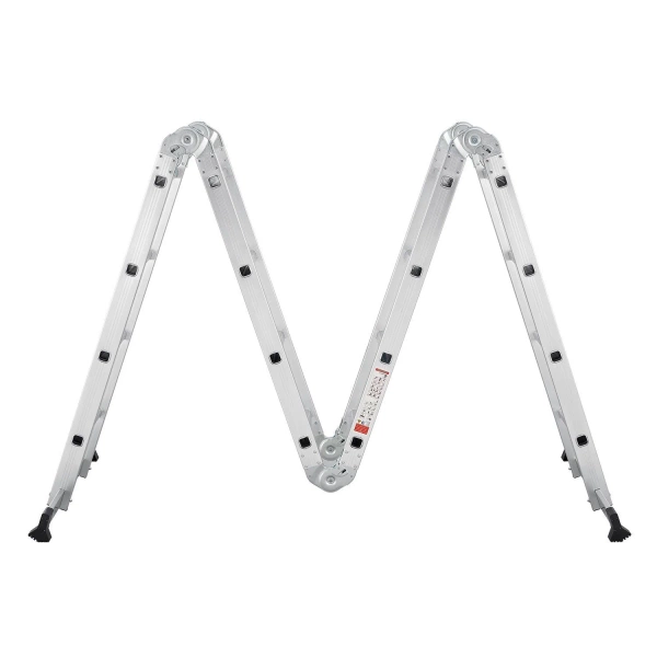 DRABINA ALUMINIOWA WIELOFUNKCYJNA 4,7M 16 STOPNI 150KG SKŁADANA