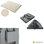 SZARA TORBA TRANSPORTOWA SKŁADANA KOJEC DLA PSA KOTA TRANSPORTER S 50x36x34