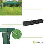 ZIELONY PAWILON OGRODOWY 3X3 m NAMIOT IMPREZOWY HANDLOWY EKSPRESOWY STELAŻ