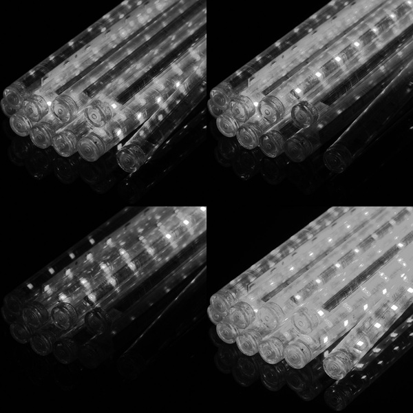 BIAŁE LAMPKI SOPLE PADAJĄCY ŚNIEG 480 LED METEORYT 50 CM