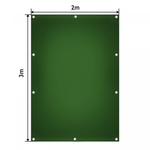 ZIELONA PLANDEKA 2x3 M 650G/M2 PRZEMYSŁOWA OCHRONNA Z OCZKAMI OKRYCIOWA