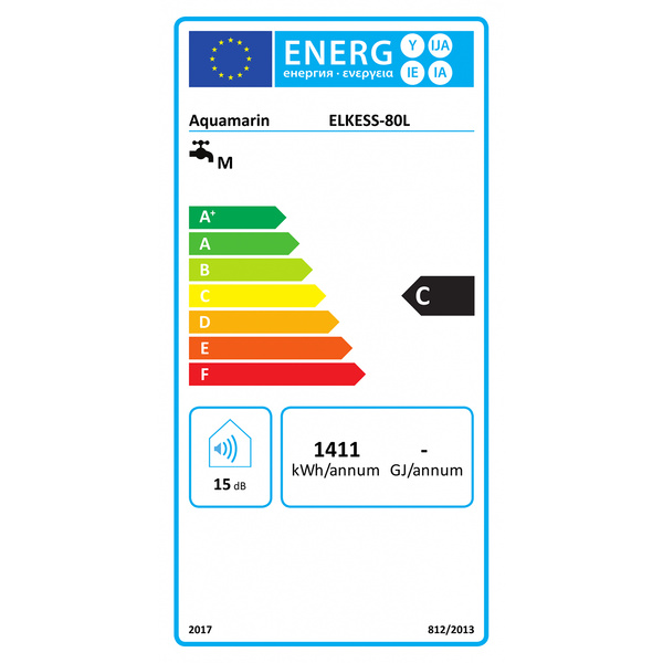 BOJLER 80L ELEKTRYCZNY PODGRZEWACZ WODY 1500W EMALIOWANY ZBIORNIK