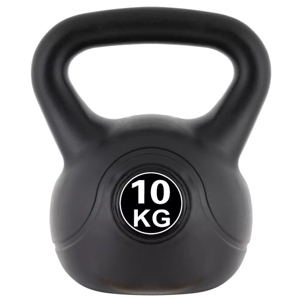 KETTLEBELL MAXXIVA 10 KG CZARNY OBCIĄŻENIE HANTLA KOMPOZYTOWA KULA
